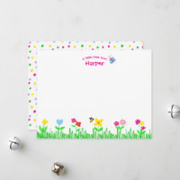 Juego de Stationery personalizado para chicas