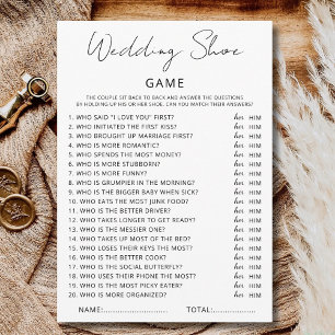 Tarjeta Festiva Juego de zapatos de boda de parejas Juego de zapat