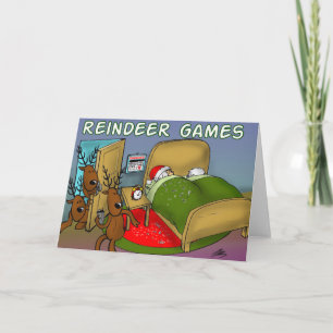 Tarjeta Festiva juegos 2 del reno