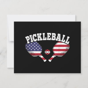 Tarjeta Festiva Jugador de bolas de futbol de bandera estadouniden