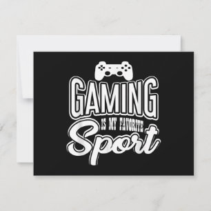 Tarjeta Festiva Jugador - El Juego Es Mi Deporte Favorito
