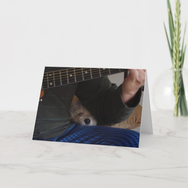 TARJETA FESTIVA JUGAR/CANTAR UNA CANCIÓN PARA USTED VALENTINE (Anverso)