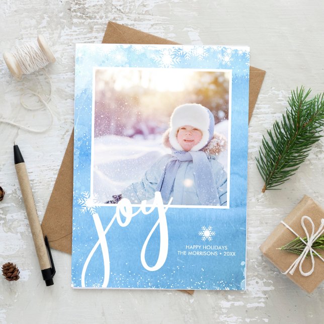 Tarjeta Festiva Jugosa acuarela de invierno, foto de festividad de (Subido por el creador)