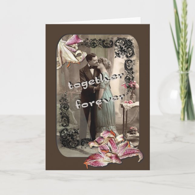 Tarjeta Festiva Juntos por siempre (Anverso)