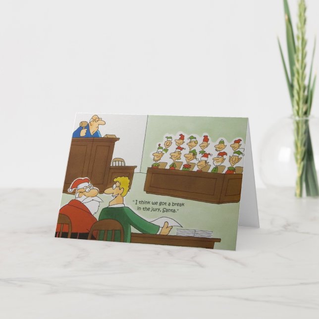 Tarjeta Festiva Jurado de navidades (Anverso)
