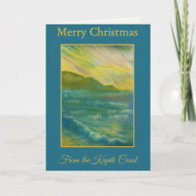 Kāpiti Coast Sunset Christmas Card | Printable | I