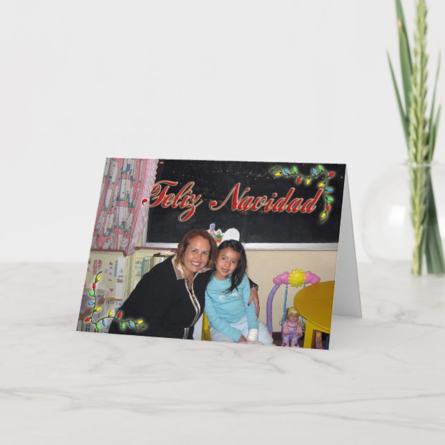 Tarjeta Festiva Karen La Paz (Anverso)