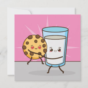 Tarjeta Festiva Kawaii Food Holiday Card