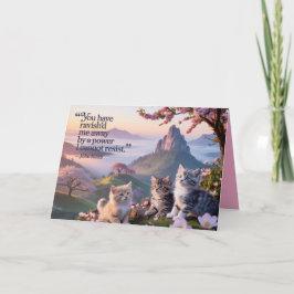 Tarjeta Festiva Keats Valentine's Day Card 4