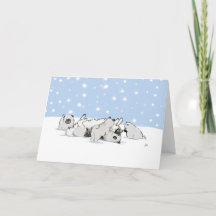 Keesies in the Snow | Personalizado de Navidades d