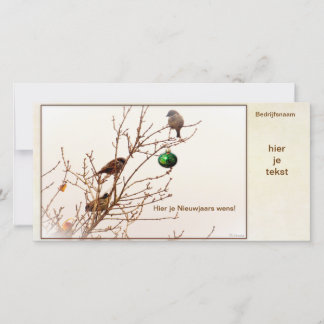 Tarjeta Festiva Kerst - Fotokaart - Business card - Christmas