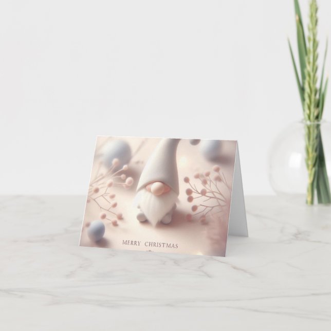 Tarjeta Festiva Kerstkaart kabouter (Anverso)