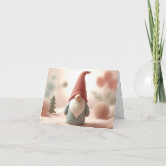 Tarjeta Festiva Kerstkaart kabouter (Anverso)