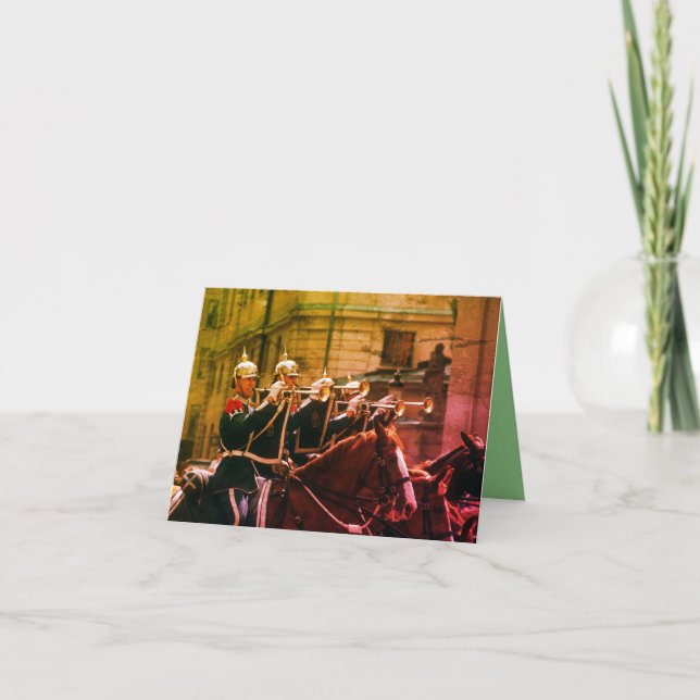 Tarjeta Festiva King´s Guard (Anverso)