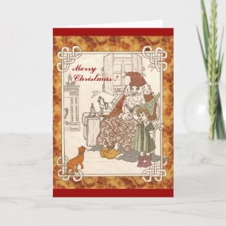 Tarjeta Festiva Kitty II de Kris Kringle