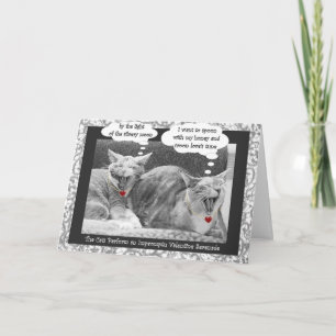 Tarjeta Festiva kitty serenade