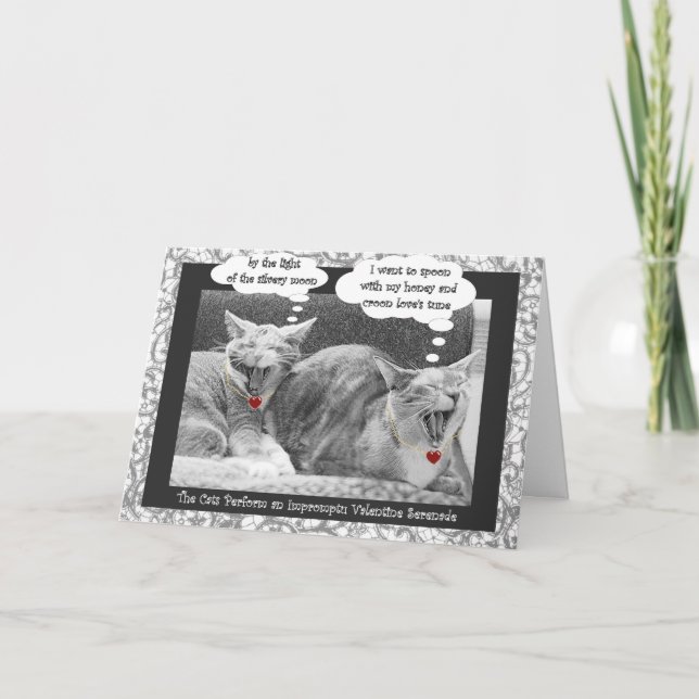 Tarjeta Festiva kitty serenade (Anverso)