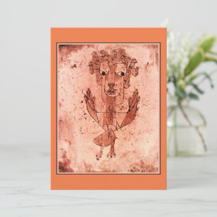 Tarjeta Festiva Klee - Angelus Novus (Nuevo ángel)