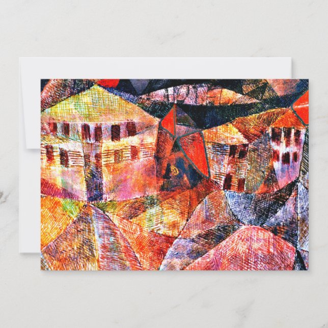 Tarjeta Festiva Klee - El hotel (Anverso)