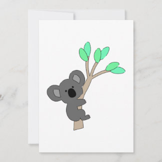 Tarjeta Festiva Koala Bear