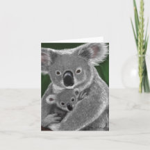 Koala Pensando en tu carta