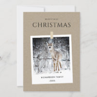 KRAFT WINTHROP SNOW DEER MERRIEST NAVIDADES