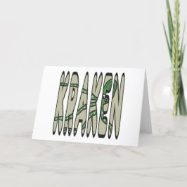 Tarjeta Festiva Kraken