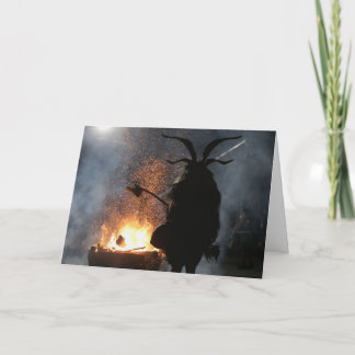Tarjeta Festiva Krampus