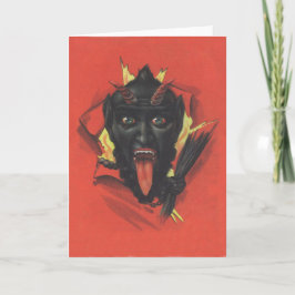 Tarjeta Festiva Krampus