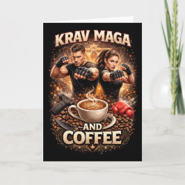 Tarjeta Festiva Krav Maga y Café