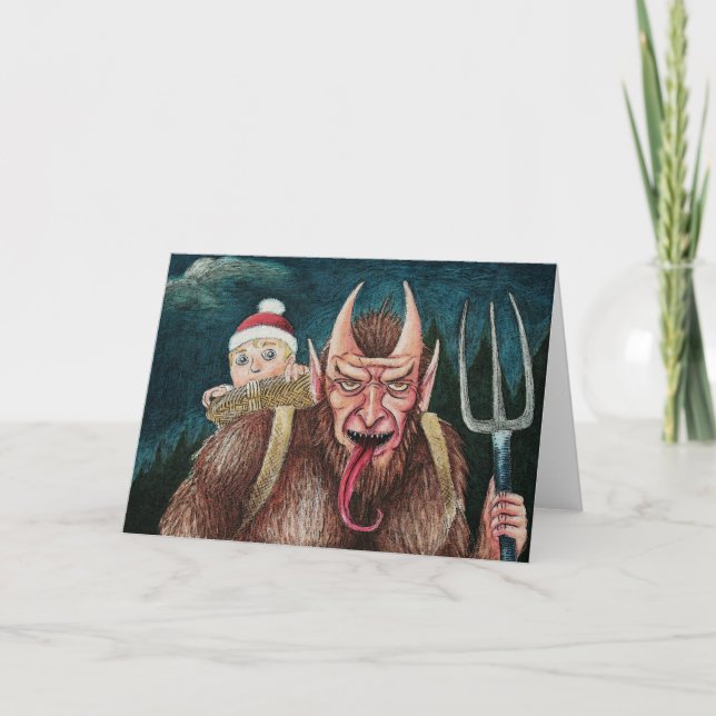 Tarjeta Festiva Krumpus (Anverso)