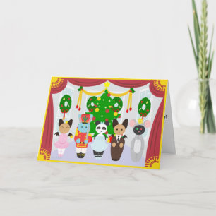 Tarjeta Festiva Kuddle Krew Nutcracker Suite