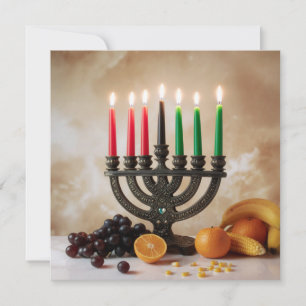 TARJETA FESTIVA KWANZAA