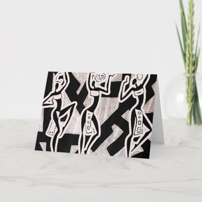 Tarjeta Festiva ¡Kwanzaa feliz! (Anverso)