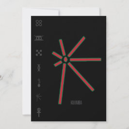 Tarjeta Festiva Kwanzaa Kuumba