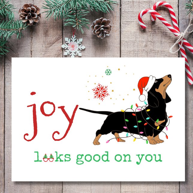 Tarjeta Festiva La alegría se ve bien en ti, adorables Navidades d (Subido por el creador)
