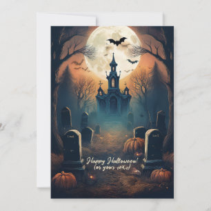 Tarjeta Festiva La anomalía arquitectónica en el cementerio