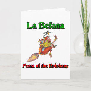 Tarjeta Festiva La Bafana Festín De La Epifanía