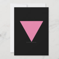 La bandera del triángulo rosa de SlipperyJoe's sím