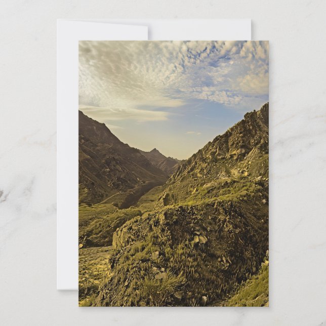 Tarjeta Festiva La belleza de la naturaleza (Anverso)