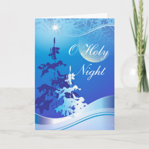 Tarjeta Festiva La Biblia de la Noche Santa Verse Isaiah 9:6 Tarje