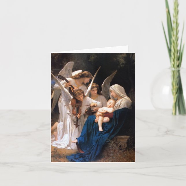 Tarjeta Festiva La canción del ángel (Anverso)