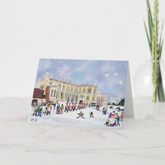 Tarjeta Festiva La capilla Windsor de San Jorge (Anverso)