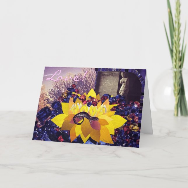 Tarjeta Festiva La carta de amor (Anverso)