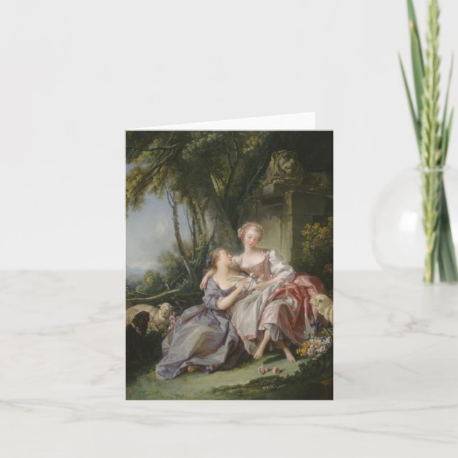 Tarjeta Festiva La carta de amor (Anverso)