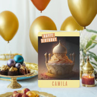 La carta de cumpleaños de las noches árabes