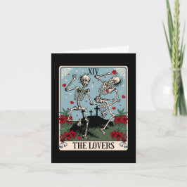 Tarjeta Festiva La Carta de Los Amantes Tarot