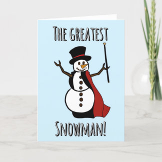 Tarjeta Festiva La carta de los mejores Navidades de nieve