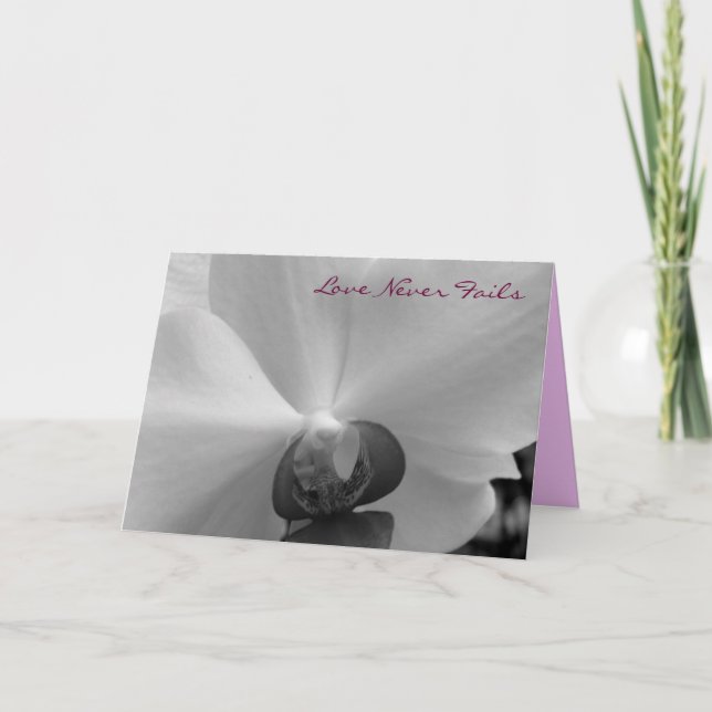 Tarjeta Festiva La carta del amor nunca falla (Anverso)