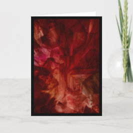 Tarjeta Festiva La cédula de arte y la historia del abismo